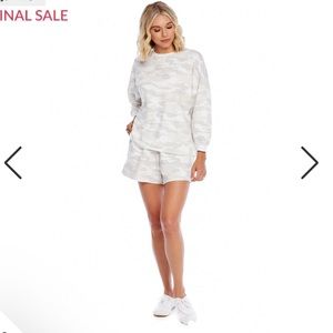 Mud Pie Conway White Camo Set